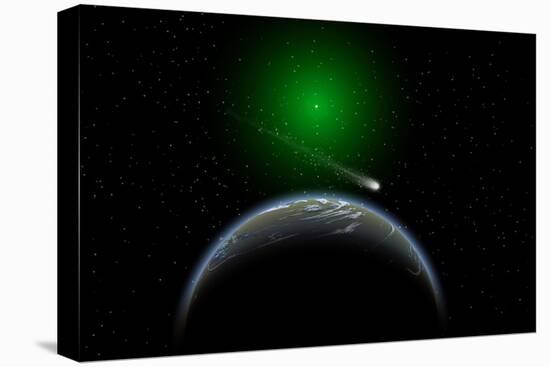 A Comet Passing a Distant Alien World-null-Stretched Canvas