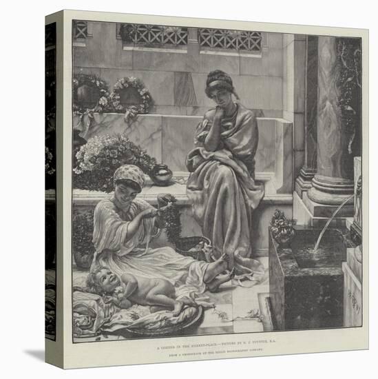 A Corner in the Market-Place-Sir Edward John Poynter-Premier Image Canvas