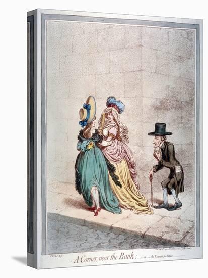 A Corner, Near the Bank or an Example for Fathers, 1797-James Gillray-Premier Image Canvas
