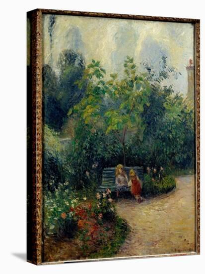 A Corner of Garden at the Hermitage (The Garden of the Mathurins) Painting by Camille Pissarro (183-Camille Pissarro-Premier Image Canvas