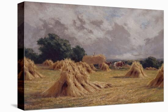 A Cornfield at Harlow, Essex-Henry Parker-Premier Image Canvas