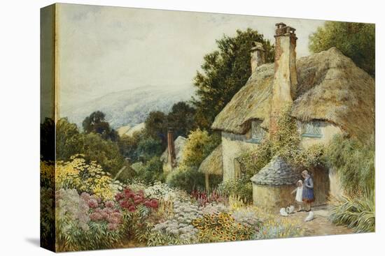 A Cottage at Selworthy, Near Minehead-Arthur Claude Strachan-Premier Image Canvas