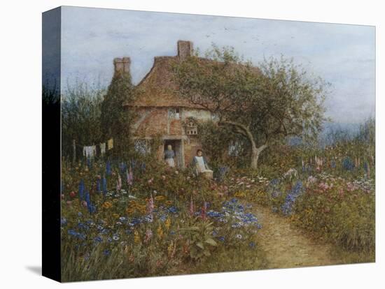 A Cottage Near Brook, Witley, Surrey Helen Allingham 1848-1926-Helen Allingham-Premier Image Canvas