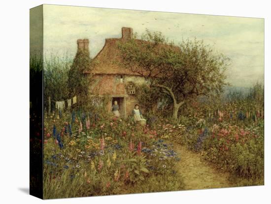 A Cottage Near Brook, Witley, Surrey-Helen Allingham-Premier Image Canvas