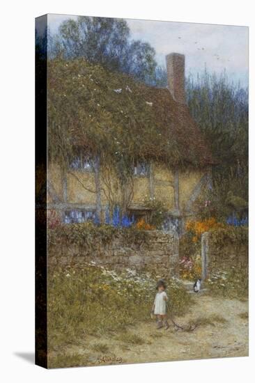 A Cottage Near Godalming, Surrey-Helen Allingham-Premier Image Canvas