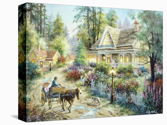 A Country Greeting-Nicky Boehme-Premier Image Canvas