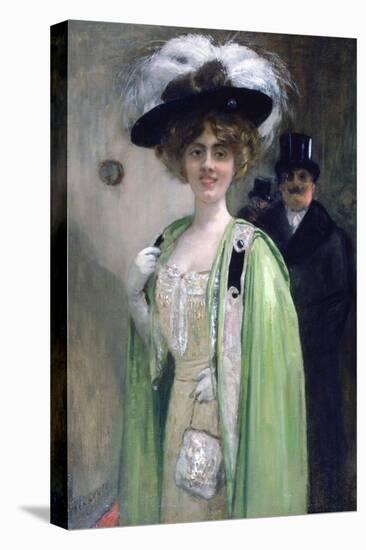 A Couple Arriving at an Event, C1872-1929-Henri Gervex-Premier Image Canvas