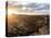 A Couple at Sunset in Bryce Canyon National Park, Utah, in the Summer Overlooking the Canyon-Brandon Flint-Premier Image Canvas