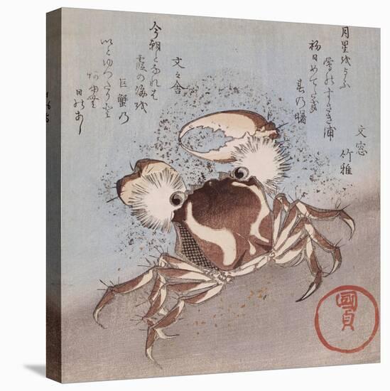 A Crab on the Seashore-Utagawa Kunisada-Premier Image Canvas