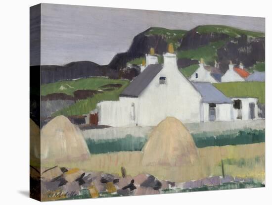 A Croft with Haystacks-Francis Campbell Boileau Cadell-Premier Image Canvas