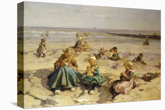 A Day at the Seaside-Johannes Evert Akkeringa-Premier Image Canvas