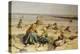 A Day at the Seaside-Johannes Evert Akkeringa-Premier Image Canvas