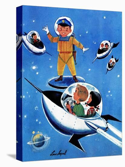 A Day in Outerspace - Jack & Jill-Lou Segal-Premier Image Canvas