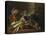 A Dead Mallard, a Boar's Head, Celery and a Copper Pot on a Ledge-Jean-Baptiste Oudry-Premier Image Canvas