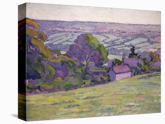 A Devonshire Valley, Number 1-Robert Polhill Bevan-Premier Image Canvas