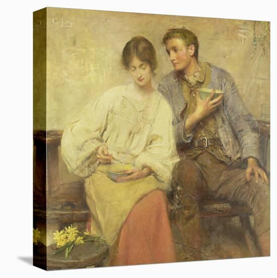 A Dinner of Herbs-George William Joy-Premier Image Canvas