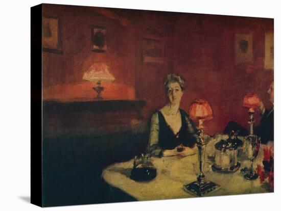 'A Dinner Table at Night', 1884.-John Singer Sargent-Premier Image Canvas