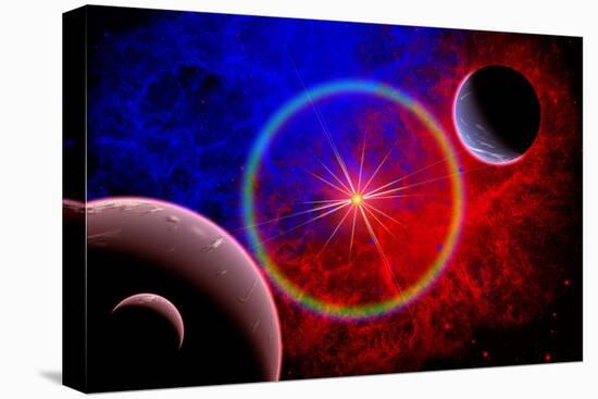 A Distant Alien Star System-null-Stretched Canvas