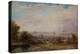 A Distant View of Birmingham, 1825-1830 (Oil on Panel)-Thomas Creswick-Premier Image Canvas