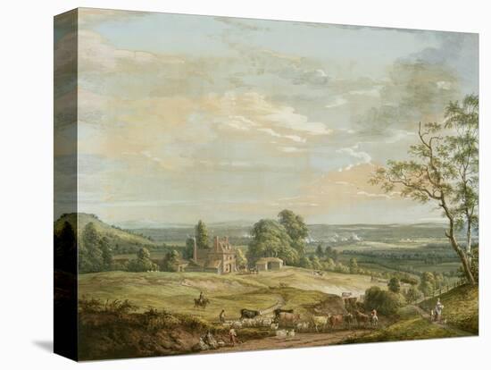 A Distant View of Maidstone, from Lower Bell Inn, Boxley Hill-Paul Sandby-Premier Image Canvas