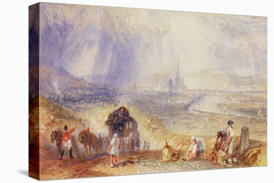 A Distant View, Rouen, C.1834-J. M. W. Turner-Premier Image Canvas