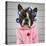 A Dog In Front Of A Convict Poster Getting A Mug Shot Taken-graphicphoto-Premier Image Canvas