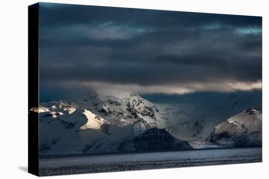 A Dramatic Sunrise over Mountains in Iceland-Alex Saberi-Premier Image Canvas
