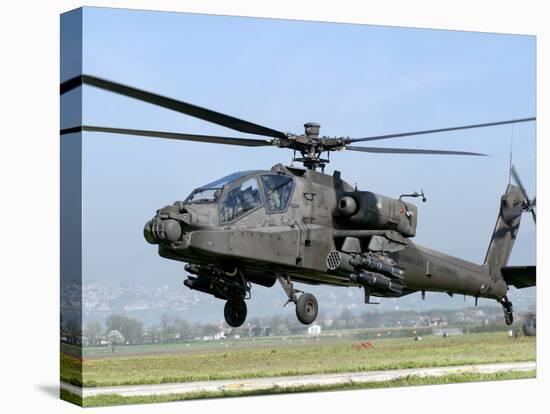 A Dutch AH-64 Apache Deployed to Frosinone Air Base, Italy for Training-Stocktrek Images-Premier Image Canvas