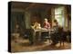 A Dutch Interior - Grace before the Meal-Evert Pieters-Premier Image Canvas