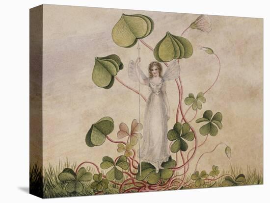 A Fairy Standing Among Clover-Amelia Jane Murray-Premier Image Canvas