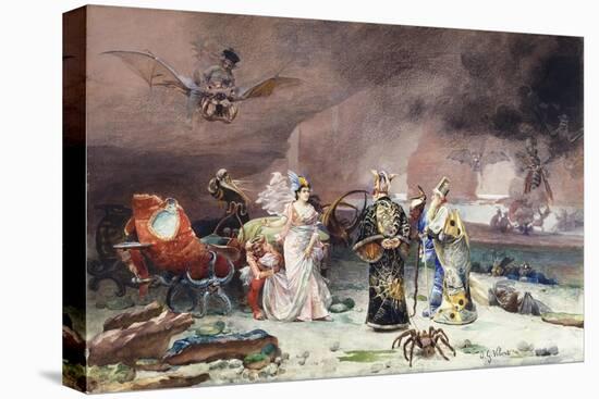 A Fairy Tale-Jean or Jehan Georges Vibert-Premier Image Canvas