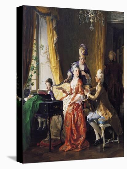 A Family Concert-Carl Herpfer-Premier Image Canvas