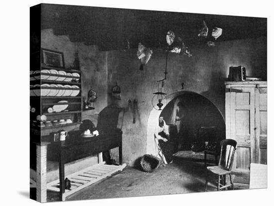 A Farm Kitchen, Orkney, Scotland, 1924-1926-Thomas Kent-Premier Image Canvas