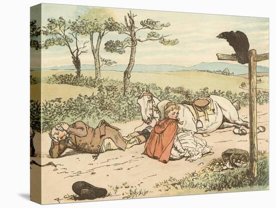 A Farmer Went Trotting Upon His Grey Mare-Randolph Caldecott-Premier Image Canvas