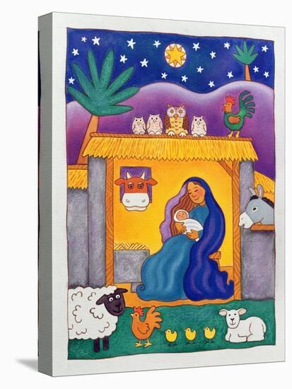 A Farmyard Nativity, 1996-Cathy Baxter-Premier Image Canvas