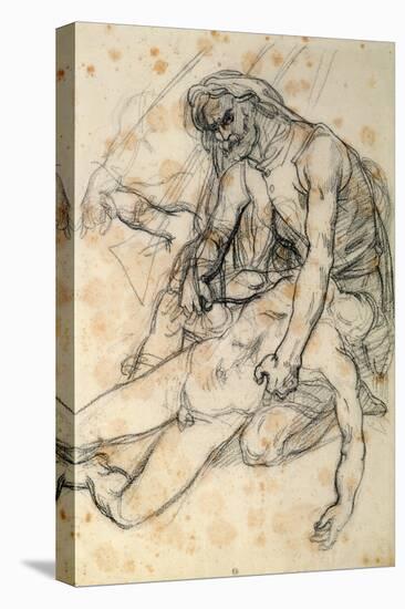A Father Holding the Body of His Son, Study for the Raft of the Medusa-Théodore Géricault-Premier Image Canvas