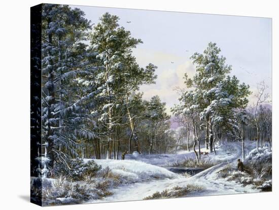 A Fine Winter's Day-Pieter Gerardus van Os-Premier Image Canvas