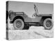 A Finished Jeep Sitting Alone-null-Premier Image Canvas