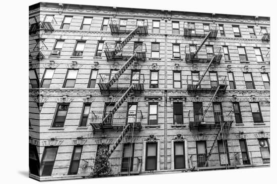 A Fire Escape of an Apartment Building in New York City-kasto-Premier Image Canvas