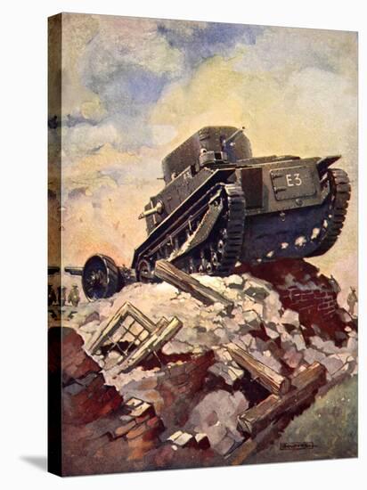 A First World War Tank-J. Allen Shuffrey-Premier Image Canvas