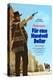 A Fistful of Dollars, German Movie Poster, 1964-null-Stretched Canvas