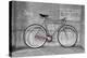 A Fixed-Gear Bicycle (Or Fixie) In Black And White With A Pink Chain-Dutourdumonde-Stretched Canvas