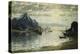 A Fjord Scene with Sailing Vessels-Adelsteen Normann-Premier Image Canvas