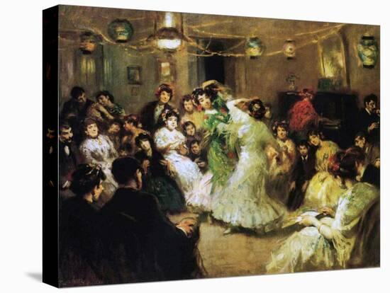 A Flamenco Party at Home, 1908-Francis Luis Mora-Premier Image Canvas