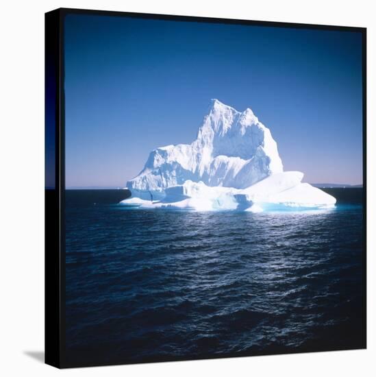 A Floating Iceberg in Disko Bay at Qeqertarsuaq (Godhavn), Greenland-null-Premier Image Canvas