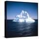 A Floating Iceberg in Disko Bay at Qeqertarsuaq (Godhavn), Greenland-null-Premier Image Canvas