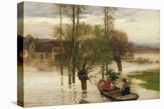 A Flood, 1876-Léon Augustin L'hermitte-Premier Image Canvas