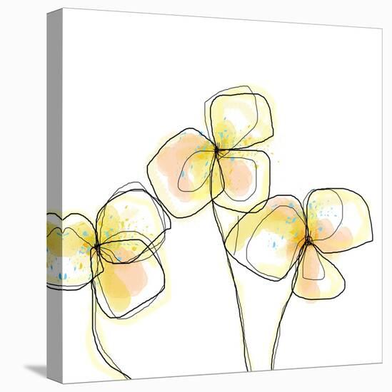 A Floral Get together-Jan Weiss-Stretched Canvas