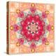 A Floral Montage, Layer Work from Pink and Red Poeny Blossoms and Pink Cherry Blossoms-Alaya Gadeh-Premier Image Canvas