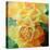 A Floral Montage of Yellow Roses and Ornamental Texture, Photograph, Layer Work-Alaya Gadeh-Premier Image Canvas